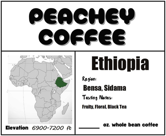 Ethiopia Sidama Roasted Coffee